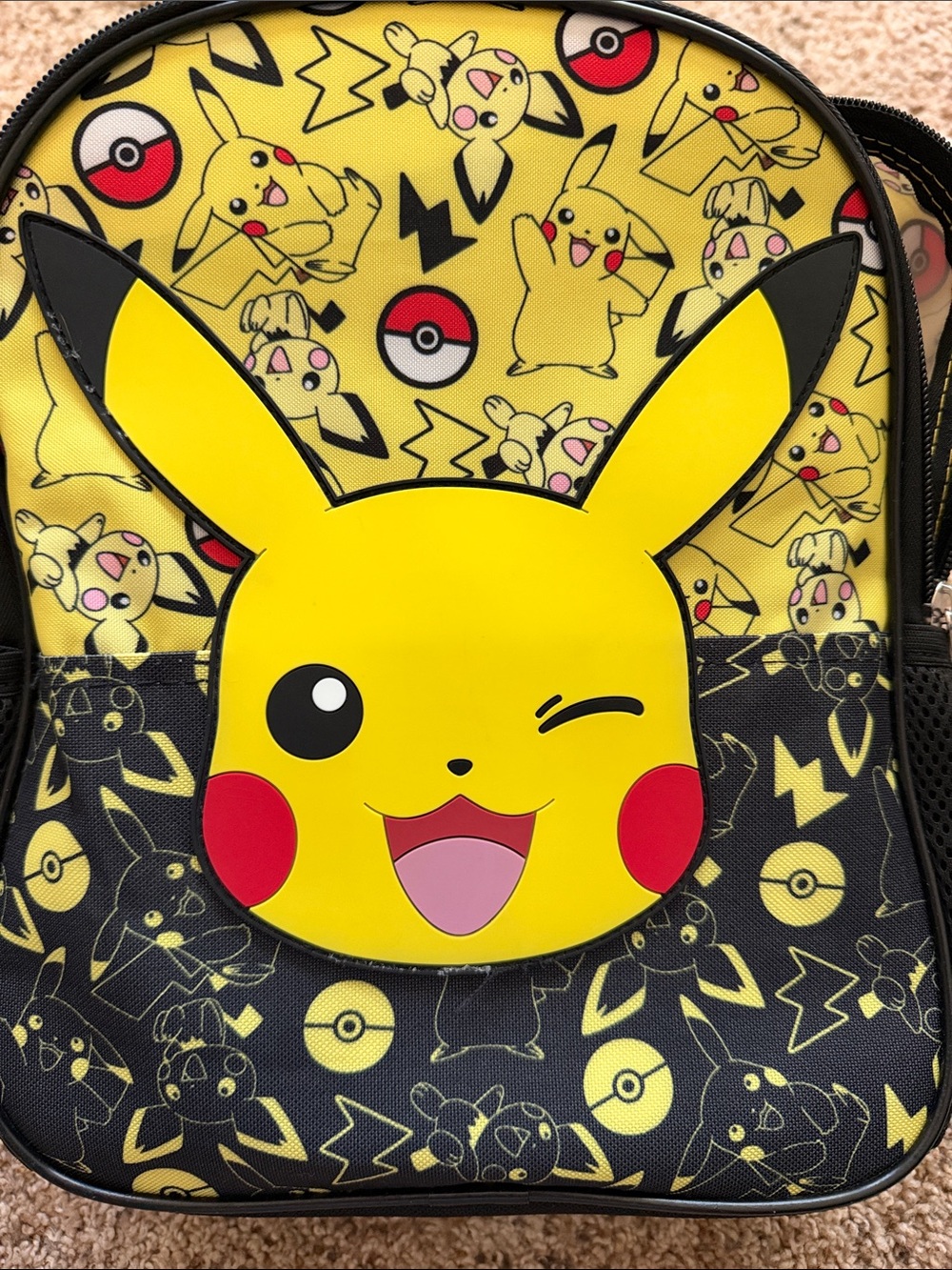 Pikachu Kids Backpack - Picture 7 of 8